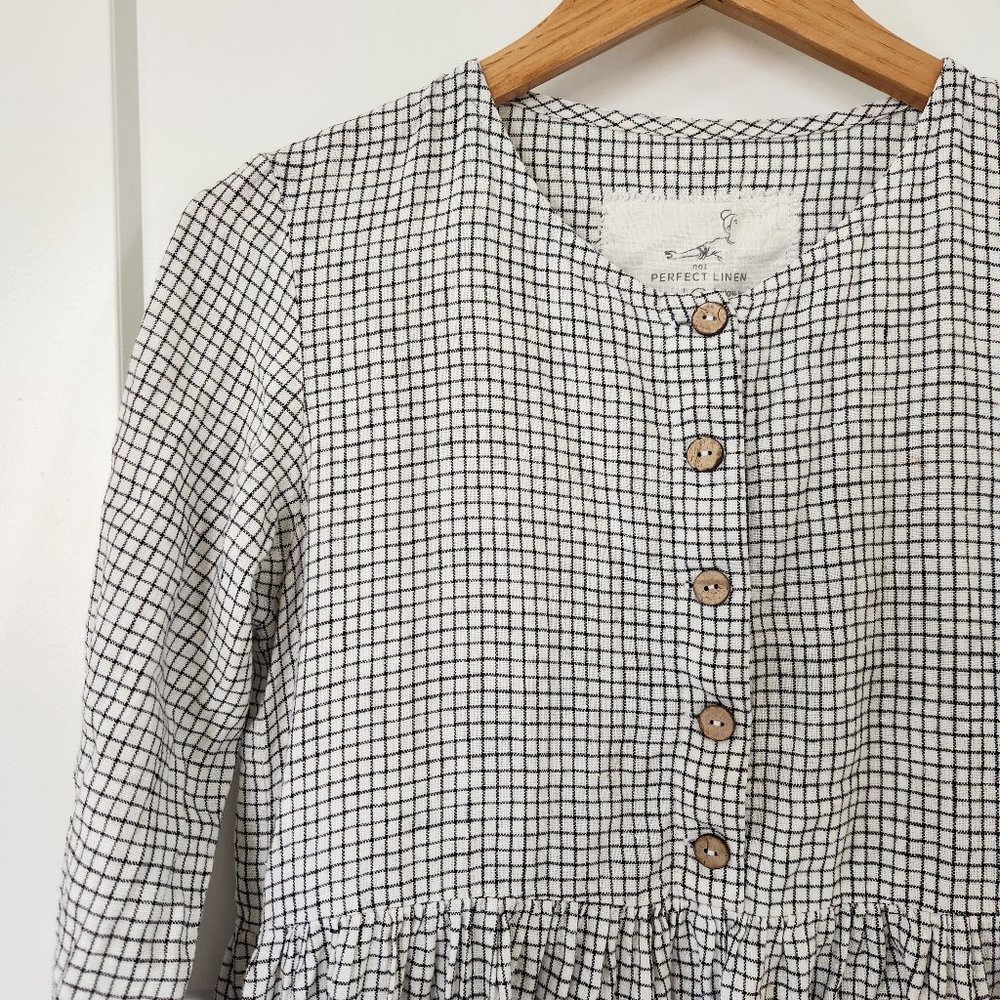 NorPERFECTlinen MAMA dress size S 100% linen